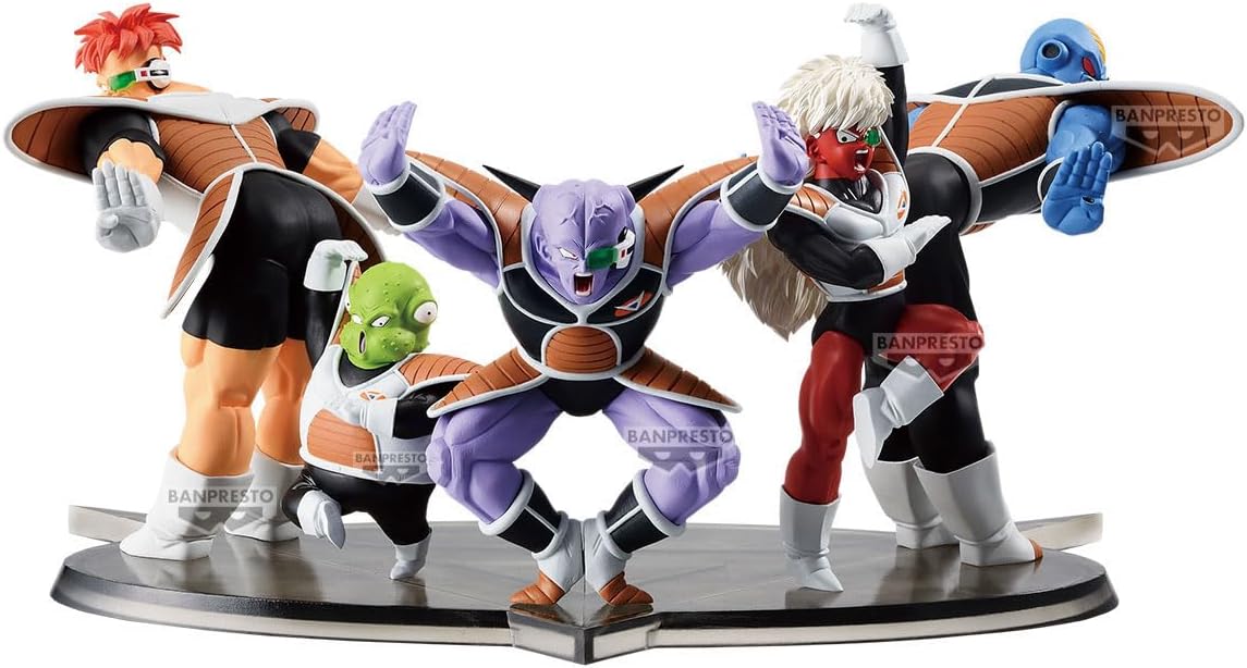 Banpresto Ginyu Dragon Ball Z Sammelfigur – Solid Edge Works 10 cm, Mehrfarbig, BP29080P, optimal für Anime-Fans