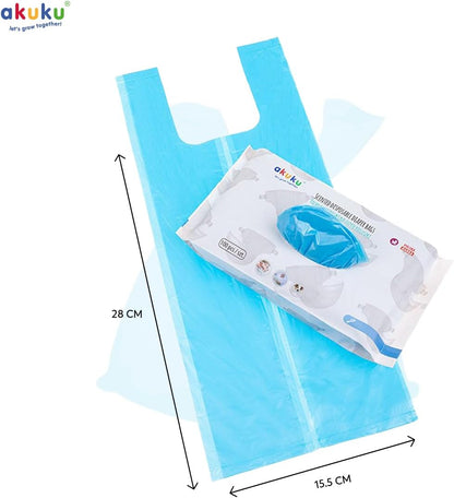 Akuku - Scented Disposable Diaper Bags - 100 Pc