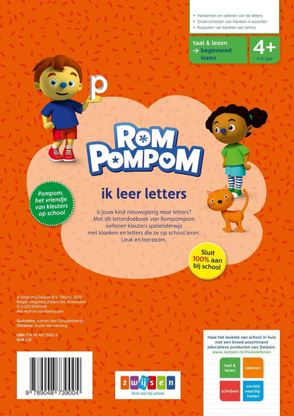 Rompompom ik leer letters