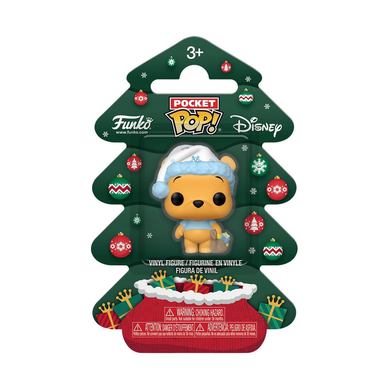 Funko Pocket Pop! Holiday Tree : Winnie l'ourson - Pooh - Mini-Figurine à Collectionner - Cadeau à Glisser dans Une Chaussette - Idée Cadeau - Produit Officiel