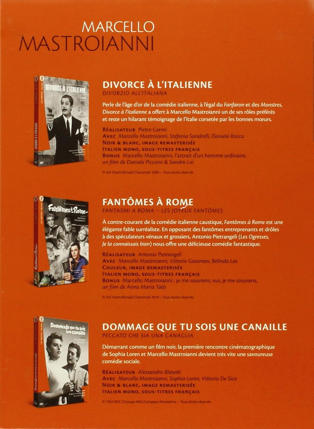 Marcello Mastroianni - Coffret - [Dutch Import]