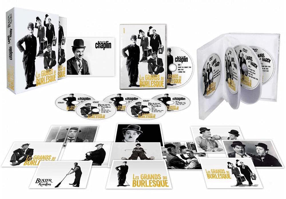Les Grands Du Burlesque : Charlie Chaplin, Buster Keaton, Laurel & Hardy (12Dvd) - [Dutch Import]
