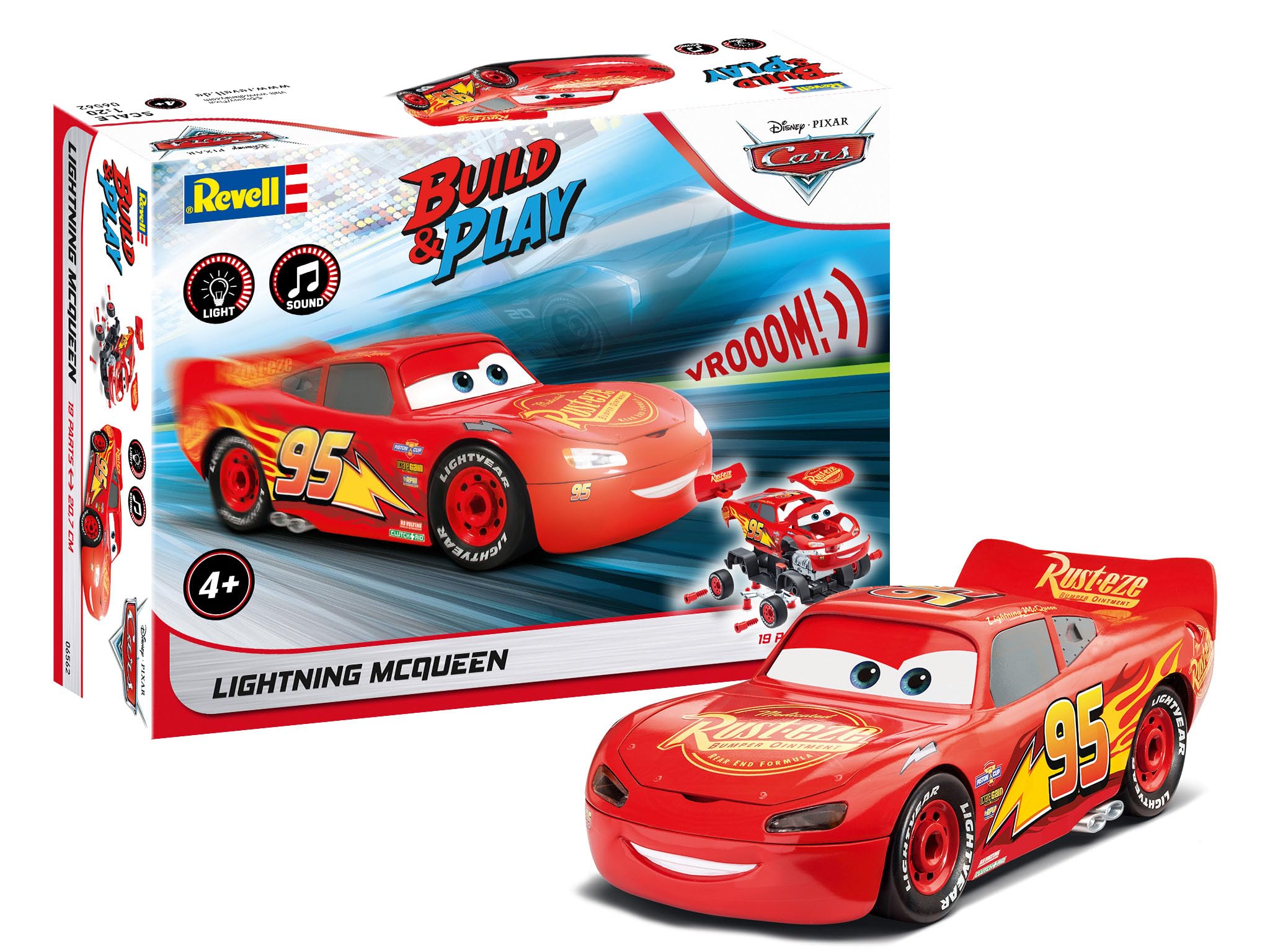 Cars Model Kit 1/20 Lightning Mcqueen 20 Cm