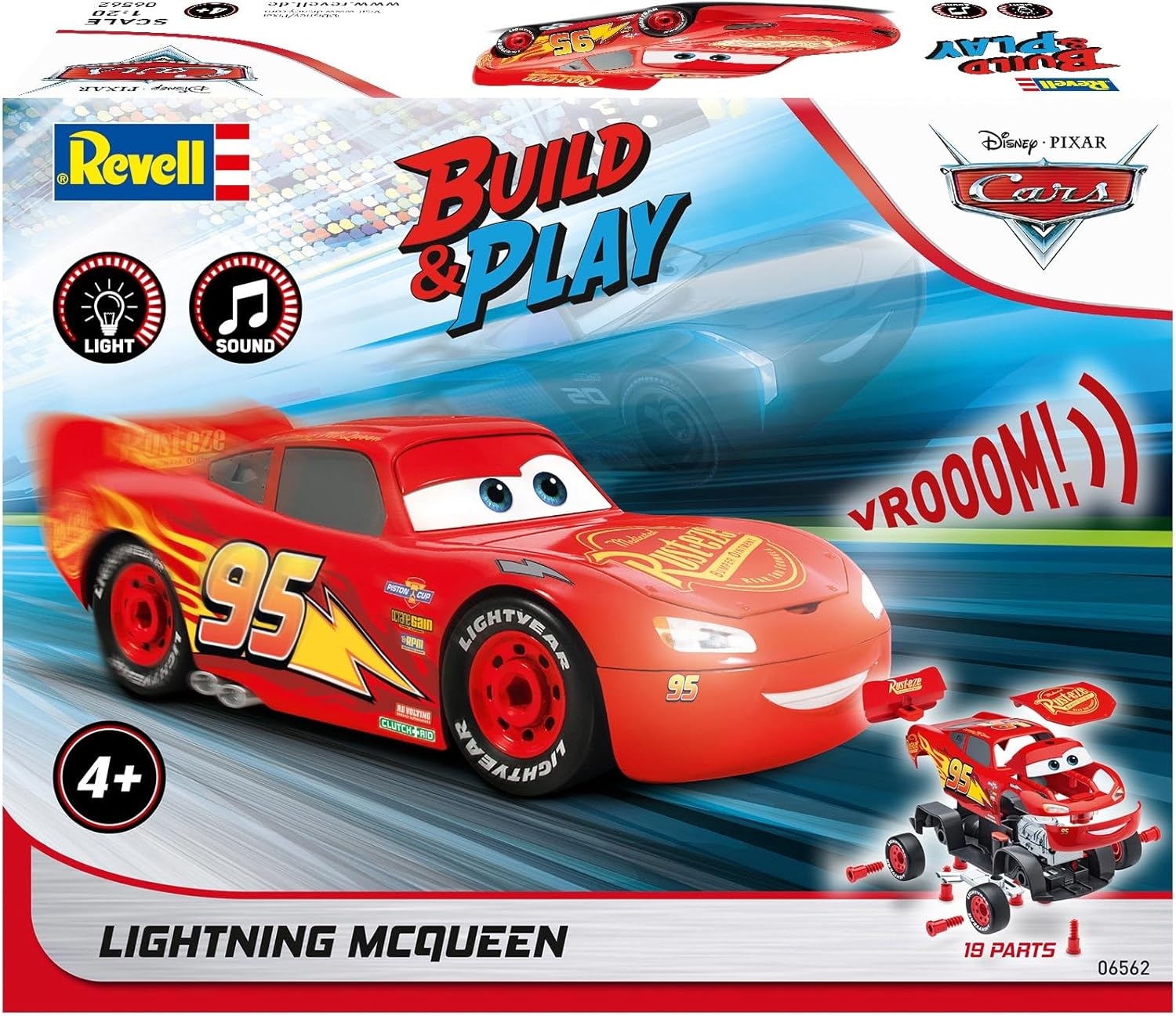 Cars Model Kit 1/20 Lightning Mcqueen 20 Cm