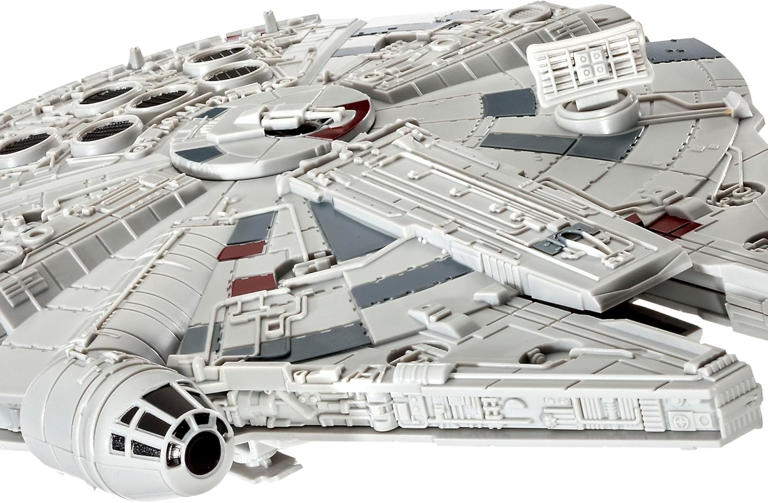 Revell 06566 Build & Play: Star Wars Millennium Falcon - With Authentic Lights & Sounds - 1:164 Scale Unbuilt Pre-coloured Click-Together Toy - 18 Parts - From 6 Years+