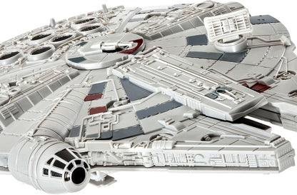 Revell 06566 Build & Play: Star Wars Millennium Falcon - With Authentic Lights & Sounds - 1:164 Scale Unbuilt Pre-coloured Click-Together Toy - 18 Parts - From 6 Years+