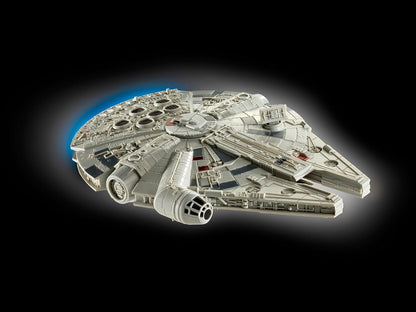 Revell 06566 Build & Play: Star Wars Millennium Falcon - With Authentic Lights & Sounds - 1:164 Scale Unbuilt Pre-coloured Click-Together Toy - 18 Parts - From 6 Years+