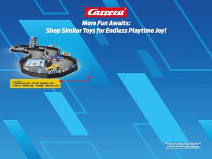 Carrera - 370430023 RC I Team Sonic Racing Mini RC 1:43 I Ferngesteuertes Fahrzeug I Offiziell lizenziert I Authentisches Sonic The Hedgehog Design I Detailgetreue Darstellung