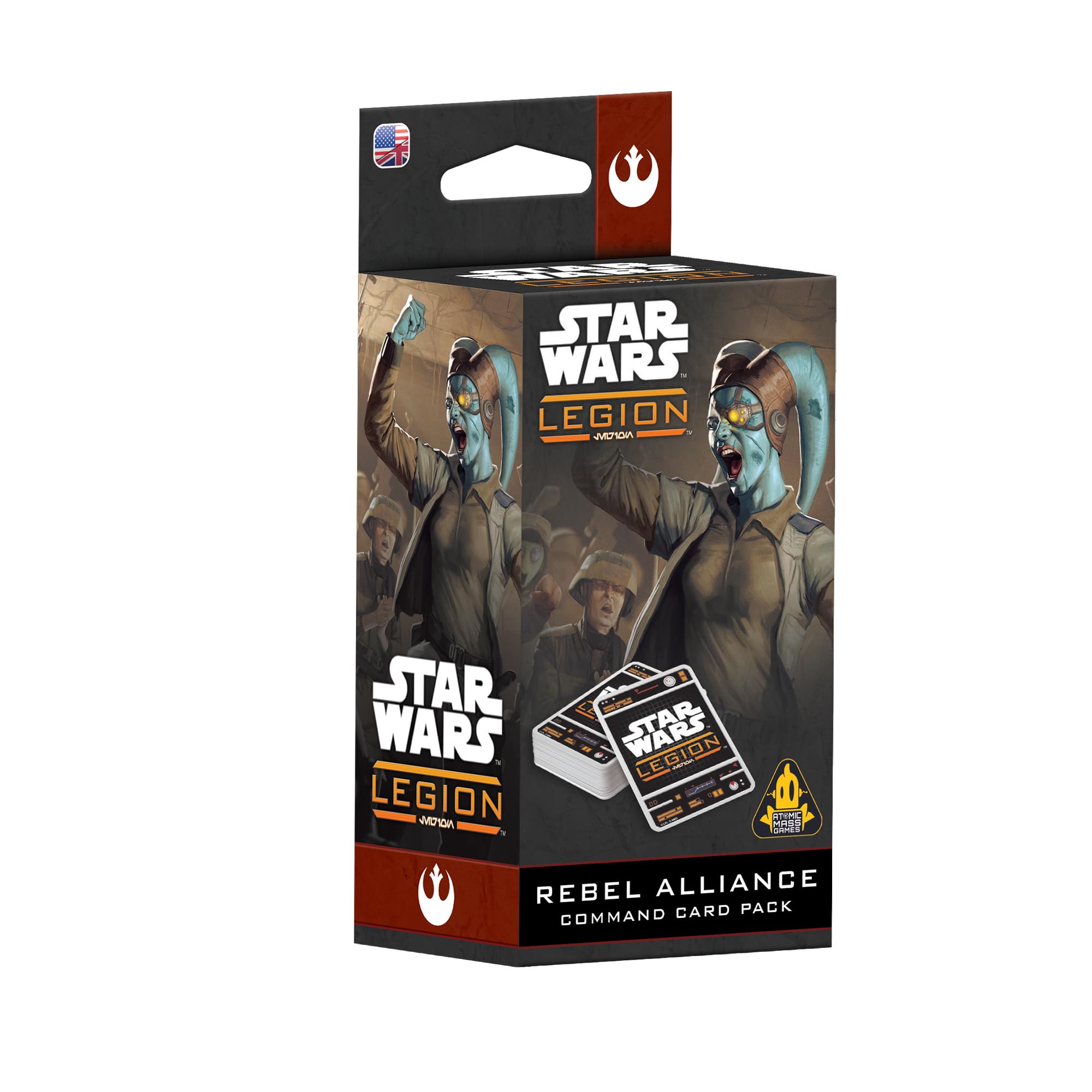 Asmodee | Star Wars: Legion - Rebel Alliance Command Card Pack | Board Game | Ages 14+ | 2 Players | 90+ Minutes Playing Time