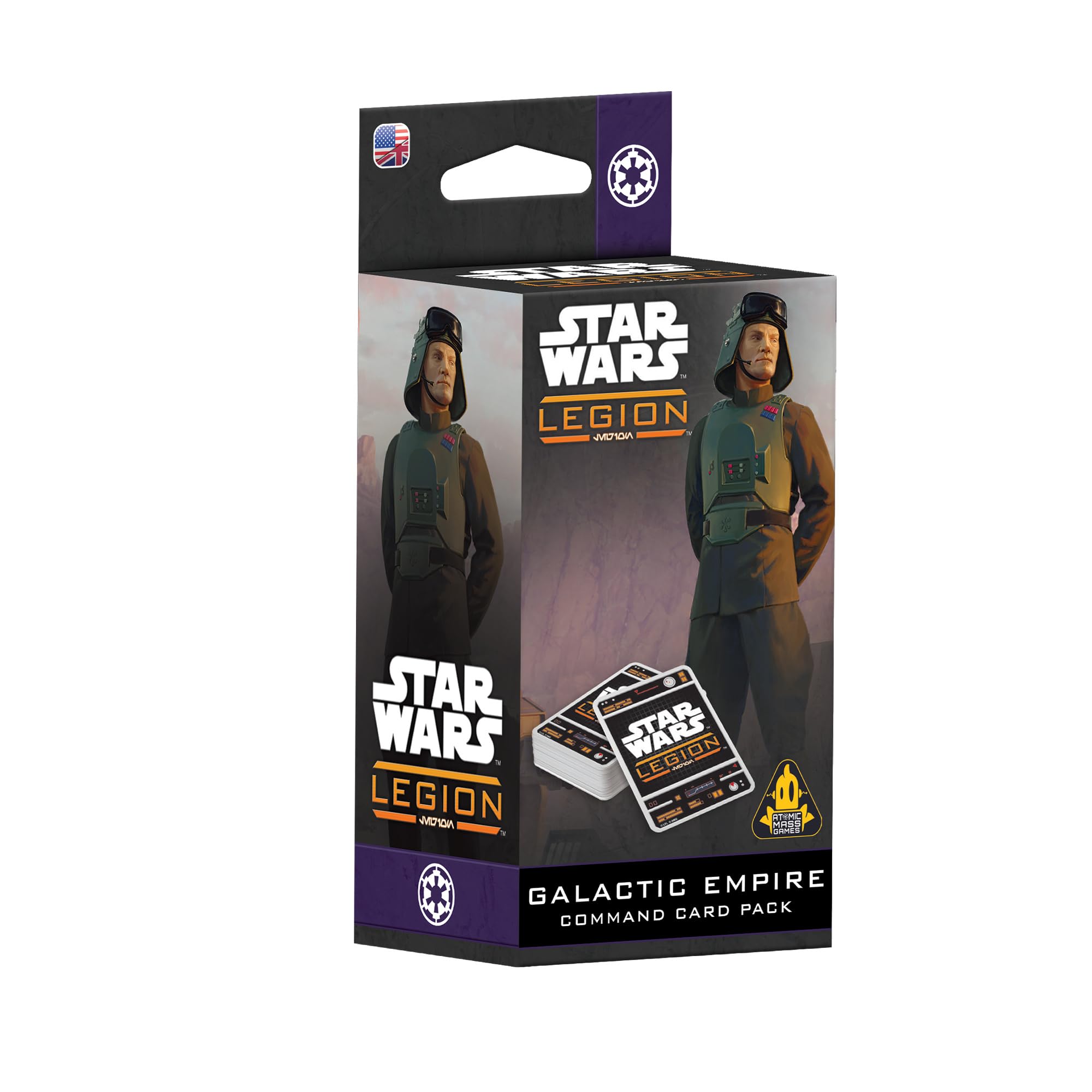 Asmodee | Star Wars: Legion - Galactic Empire Command Card Pack | Board Game | Ages 14+ | 2 Players | 90+ Minutes Playing Time