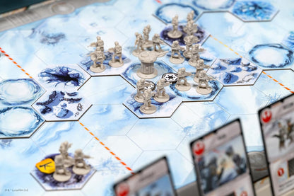 Asmodee | Star Wars: Battle of Hoth | Miniatures Board Game | Ages 14+ | 2-4 Players | 30 Minutes Playing Time
