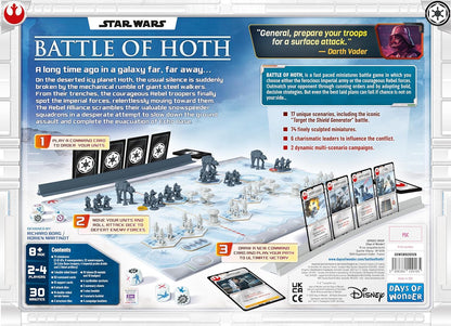 Asmodee | Star Wars: Battle of Hoth | Miniatures Board Game | Ages 14+ | 2-4 Players | 30 Minutes Playing Time