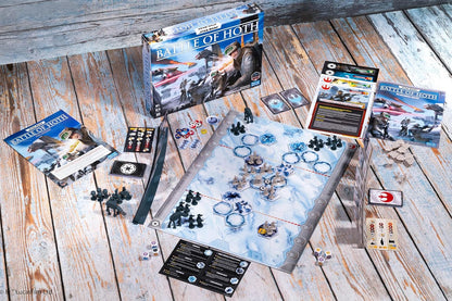 Asmodee | Star Wars: Battle of Hoth | Miniatures Board Game | Ages 14+ | 2-4 Players | 30 Minutes Playing Time
