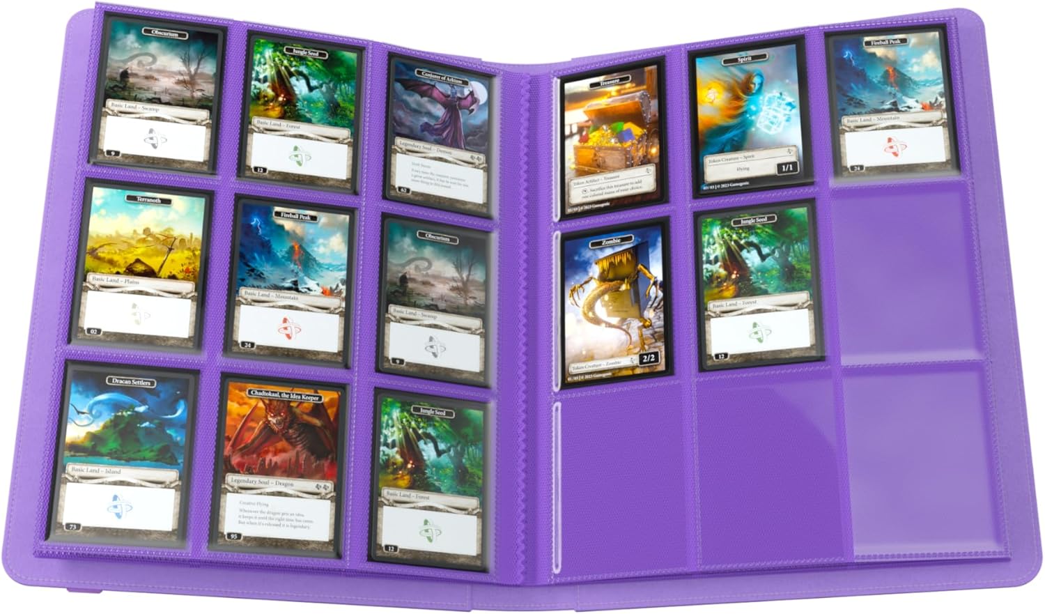 Gamegenic | Prime Album 18-Pocket - Purple | Trading Card Game Accessory