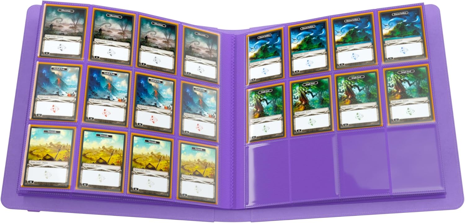 Gamegenic | Prime Album 24-Pocket - Purple | Trading Card Game Accessory