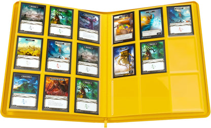 Gamegenic | Zip-Up Album 18-Pocket - Yellow | Trading Card Game Accessory