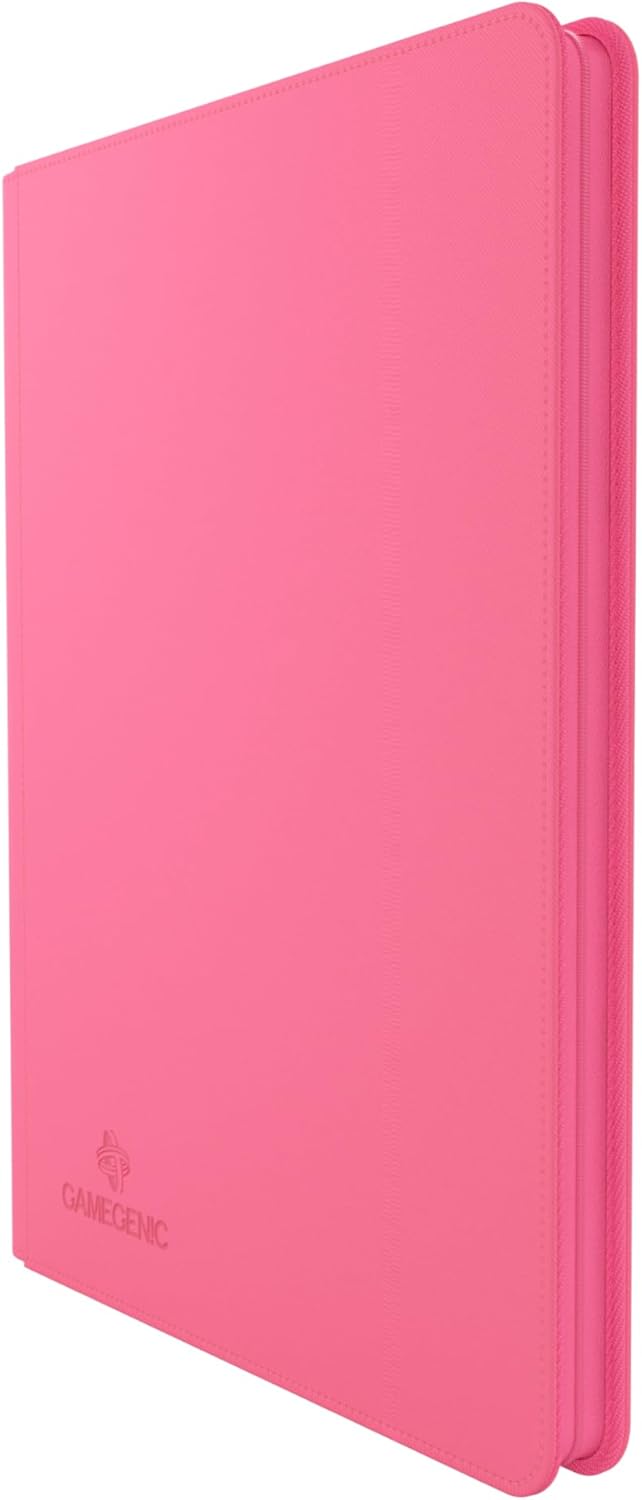 Gamegenic | Zip-Up Album 18-Pocket - Pink | Trading Card Game Accessory