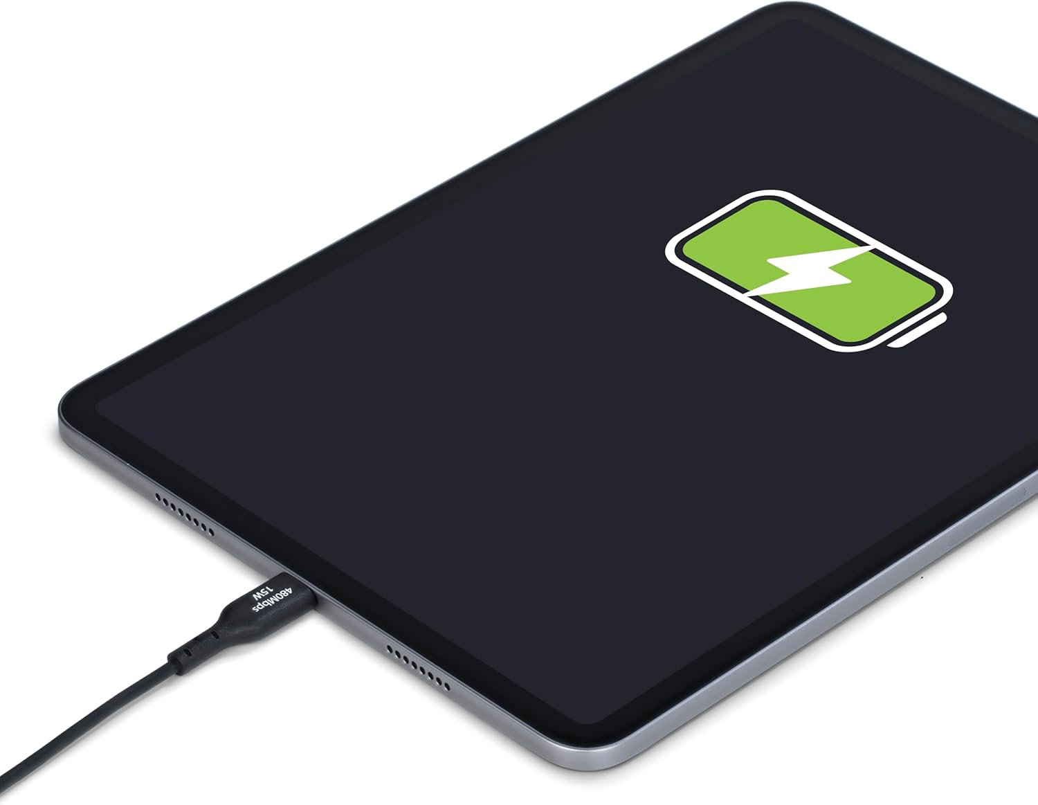 StarTech.com 6in (15cm) USB-A to USB-C Charging Cable, Charge & Sync, 3A, USB 2.0, TPE Jacket, Black USB Charging Cord