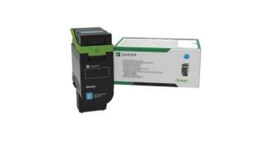 Lexmark - Cyan - Original - Box - Toner Cartridge LCCP, LRP CS531dw, CS632dwe, CX635adwe
