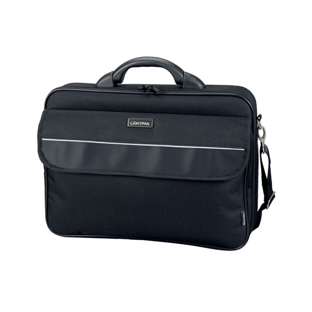 Lightpak - 46111 ELITE L - business laptop bag for 17 inch laptop, nylon, black