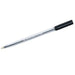 5 Star Office Ball Pen Clear Barrel Medium 1.0mm Tip 0.7mm Line Black