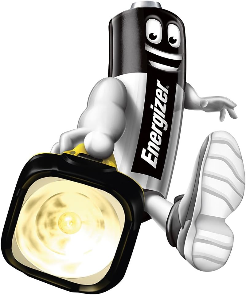Energizer Linterna LED, Linterna Profesional de Pilas, Resistencia Agua, Mango de Goma, Pilas Incluidas