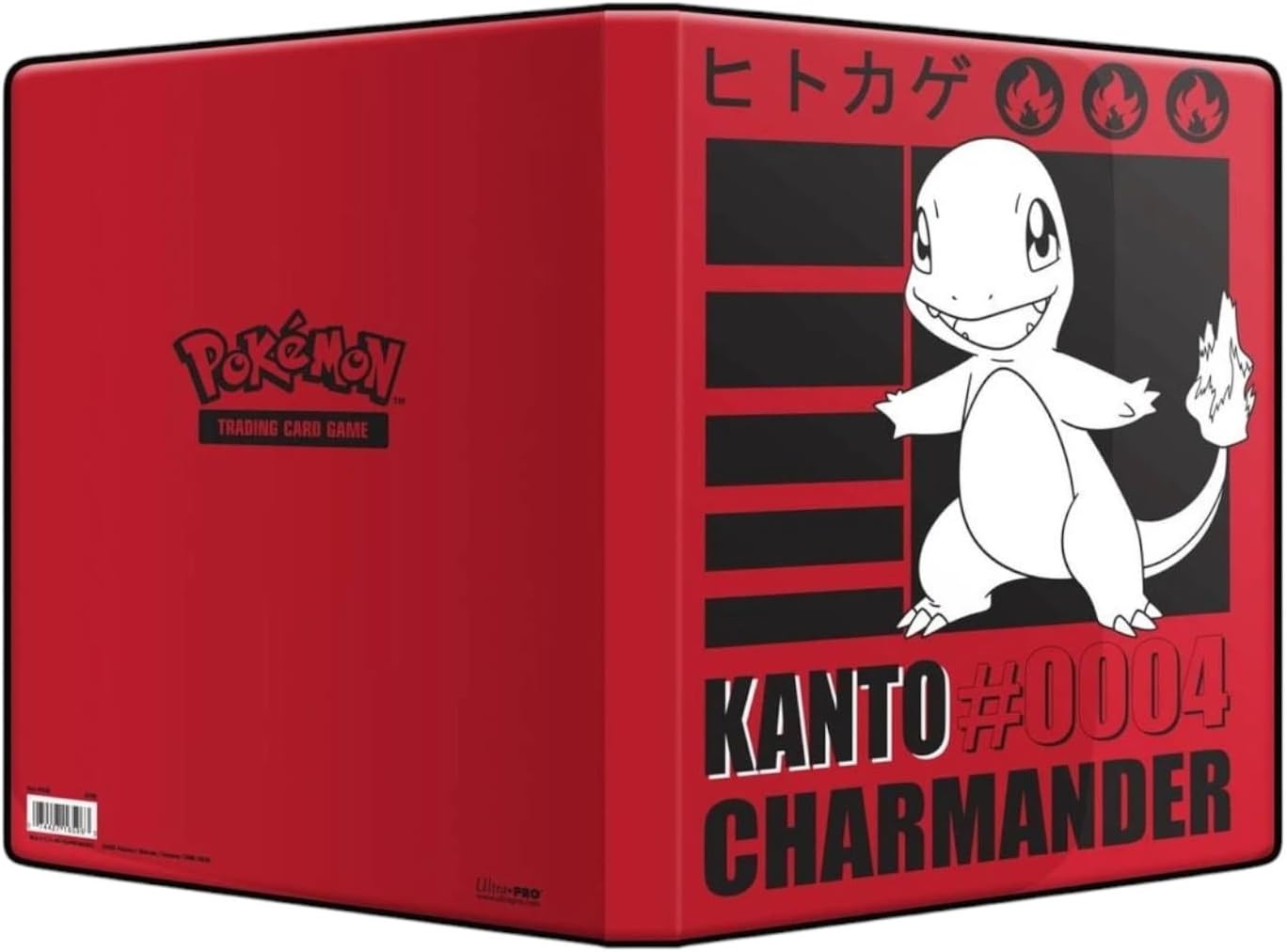 Ultra PRO - Charmander 9-Pocket Portfolio for Pokémon | TCG Binder Trading Card Album Collection Organizer CCG Portfolio Protector Card Sleeve