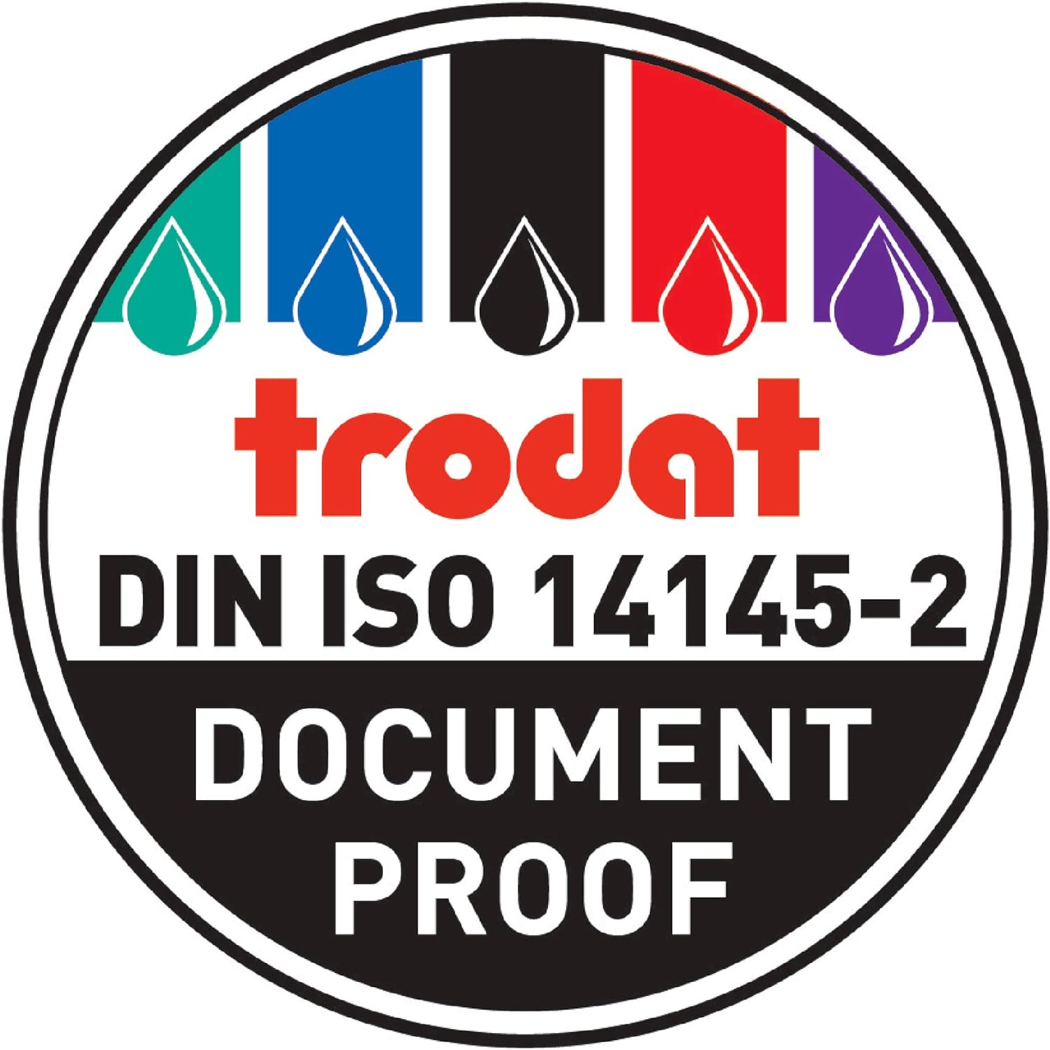 Almohadilla de Tinta Trodat 6/4910 para Sellos Autoentintables Printy 4910, 4810 y 4836 – Recambio, Tinta Negra, blíster 2u