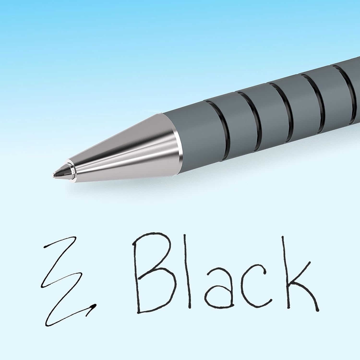 Paper Mate Flexgrip Ultra Retractable Ballpoint Pens | Medium Point (1.0mm) | Black | 12 Count