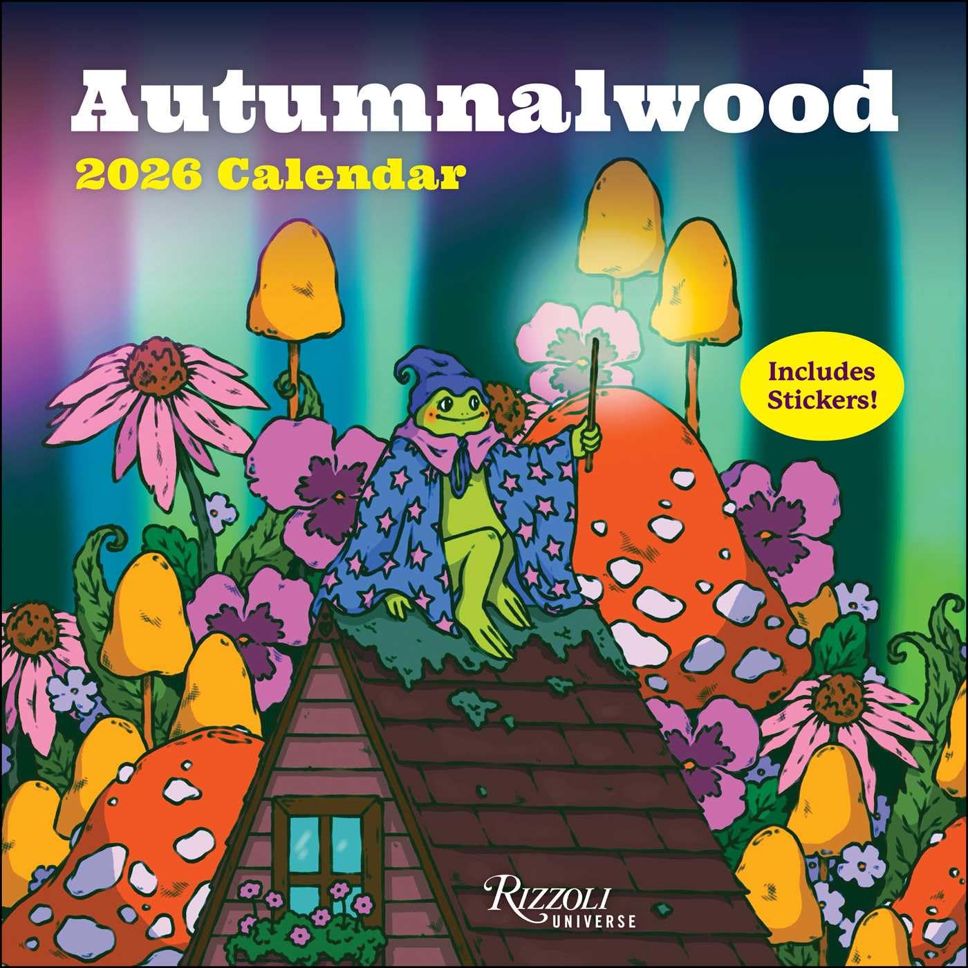 Autumnalwood 2026 Wall Calendar (Includes Stickers