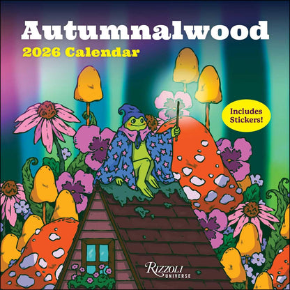 Autumnalwood 2026 Wall Calendar (Includes Stickers