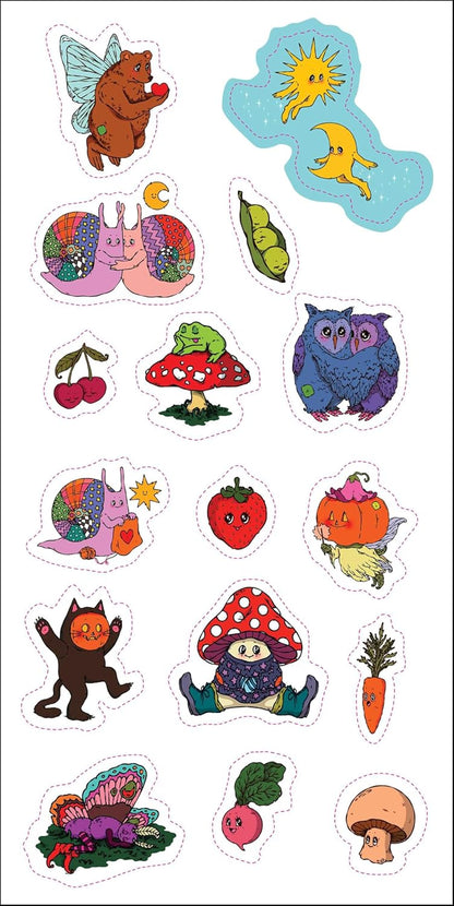 Autumnalwood 2026 Wall Calendar (Includes Stickers