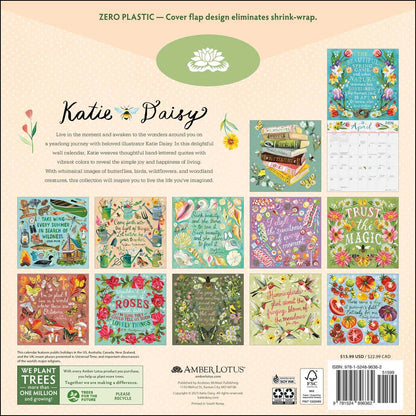 Katie Daisy 2026 Wall Calendar: Trust the Magic