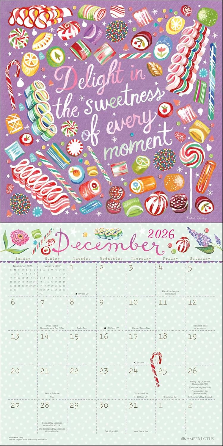 Katie Daisy 2026 Wall Calendar: Trust the Magic