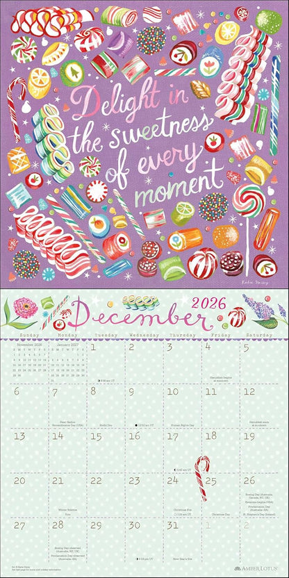 Katie Daisy 2026 Wall Calendar: Trust the Magic