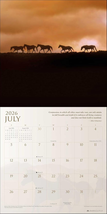 Spirit Horses 2026 Wall Calendar by Tony Stromberg