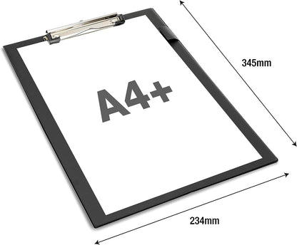 Rapesco VSTCB0B3 Standard Clipboard, A4+