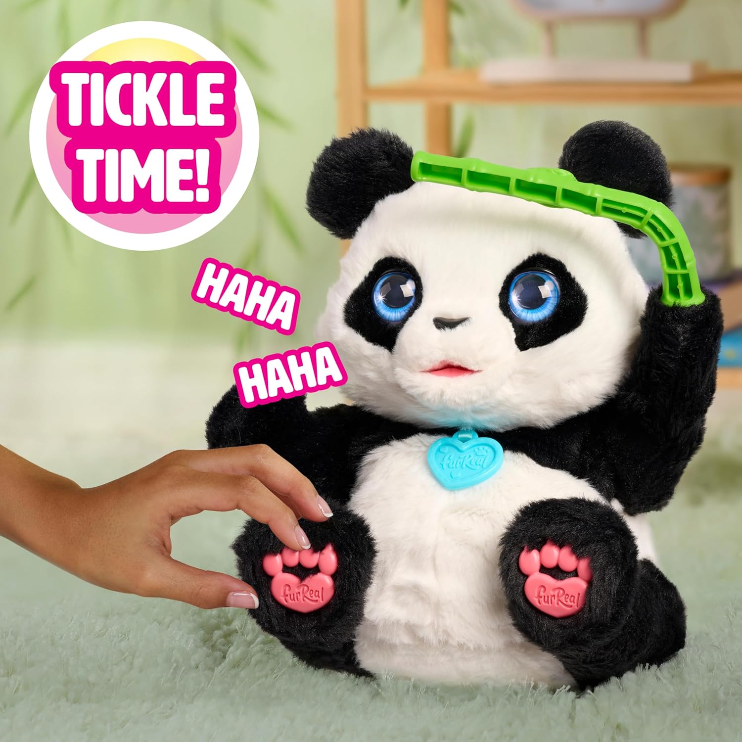 Just Play furReal Coco the Tumbling Panda, 10.5 Inch Interactive Panda Toy, for Boys and Girls, Ages 4 and Up