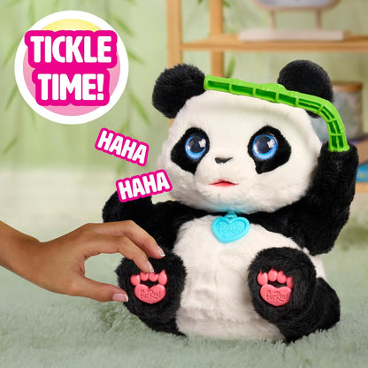 Just Play furReal Coco the Tumbling Panda, 10.5 Inch Interactive Panda Toy, for Boys and Girls, Ages 4 and Up