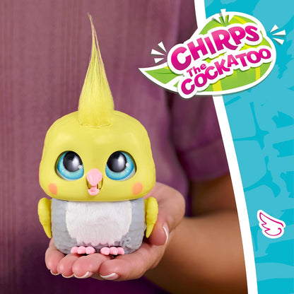 Just Play furReal Handfuls Chirps the Cockatoo, 3.5 Inch Interactive Toy, for Boys and Girls, Ages 4 and Up