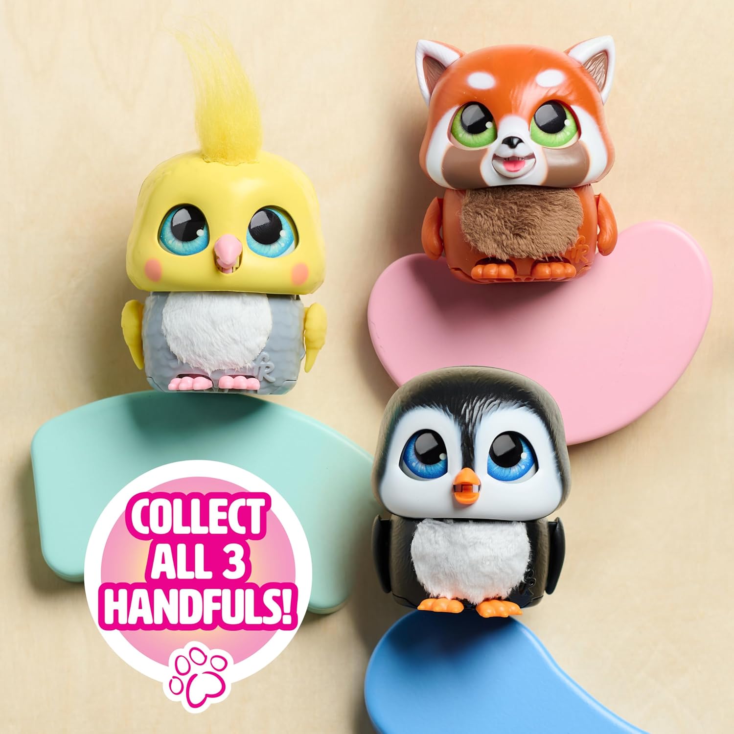 Just Play furReal Handfuls Chirps the Cockatoo, 3.5 Inch Interactive Toy, for Boys and Girls, Ages 4 and Up