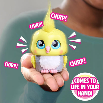 Just Play furReal Handfuls Chirps the Cockatoo, 3.5 Inch Interactive Toy, for Boys and Girls, Ages 4 and Up