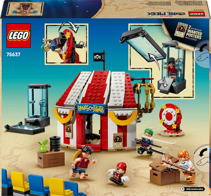 LEGO ONE PIECE Buggy the Clown's Circus Tent - Interactive Toy with 4 Minifigures incl. Luffy, Nami & Zoro, plus 2 Wanted Posters - Anime Gift for 8+ Year Old Boys, Girls & Fans - 75637