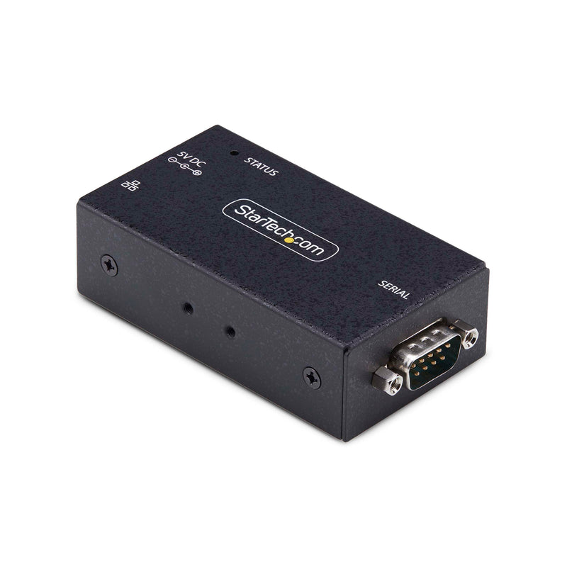 StarTech.com Adattatore da seriale a Ethernet a 1 porta, server di dispositivi seriali IP RS232 remoti, da LAN a DB9, TAA