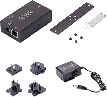 StarTech.com Adattatore da seriale a Ethernet a 1 porta, server di dispositivi seriali IP RS232 remoti, da LAN a DB9, TAA