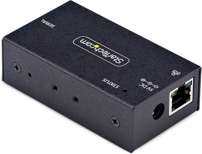 StarTech.com Adattatore da seriale a Ethernet a 1 porta, server di dispositivi seriali IP RS232 remoti, da LAN a DB9, TAA