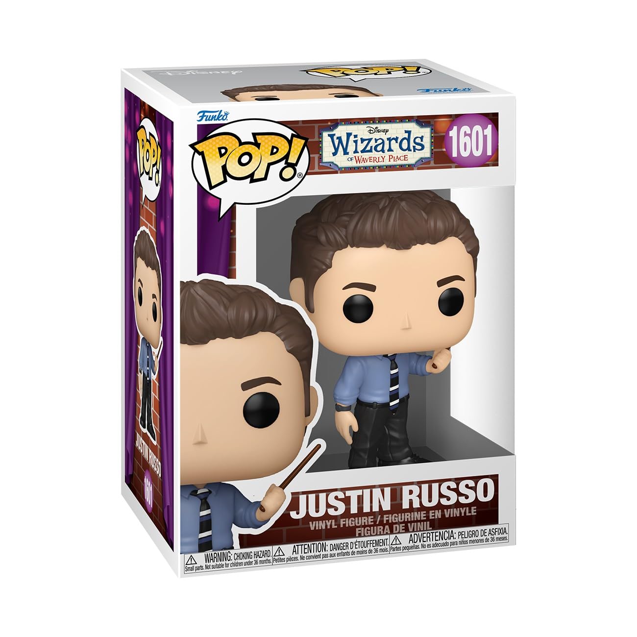 Funko Pop! Disney: Wizards Of Waverly Place - Justin Russo - Collectable Vinyl Figure - Gift Idea - Official Merchandise - Toys for Kids & Adults - Movies Fans - Model Figure for Collectors