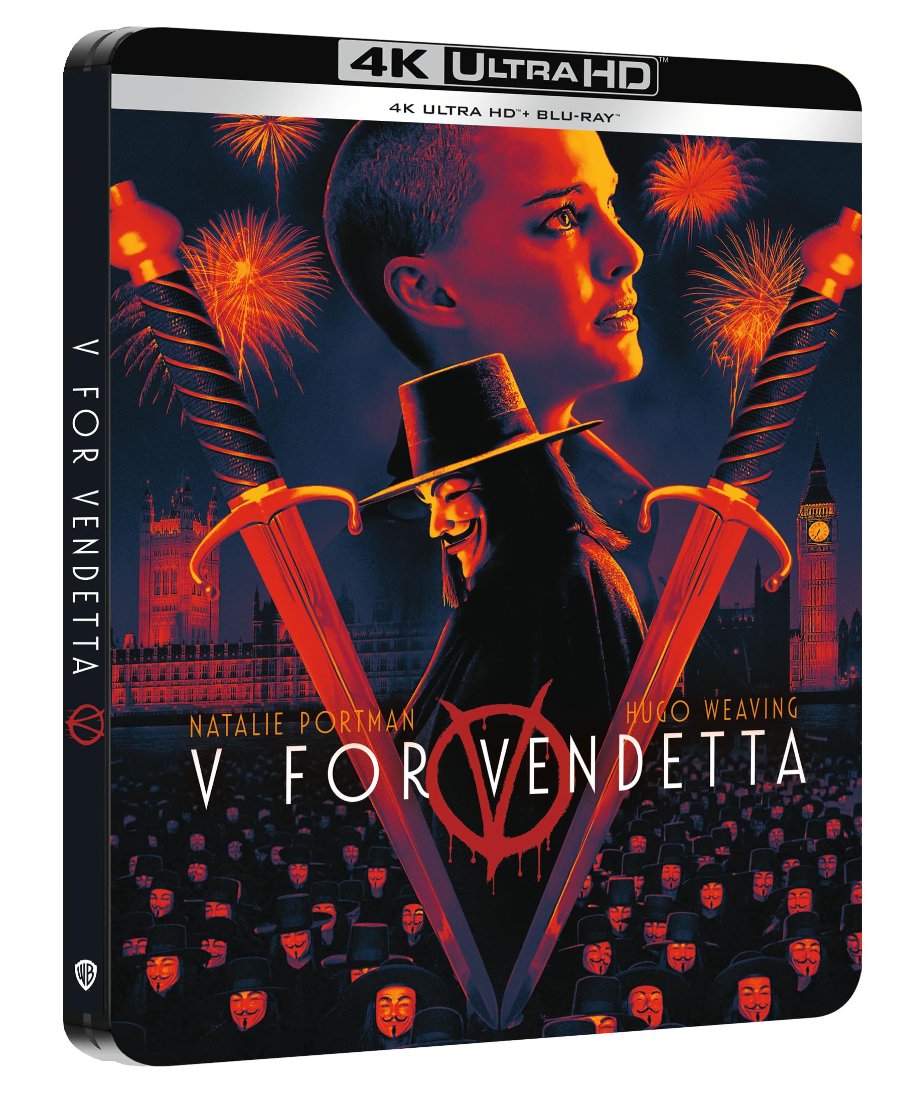 V FOR VENDETTA Steelbook (4K Ultra HD + Blu-ray)