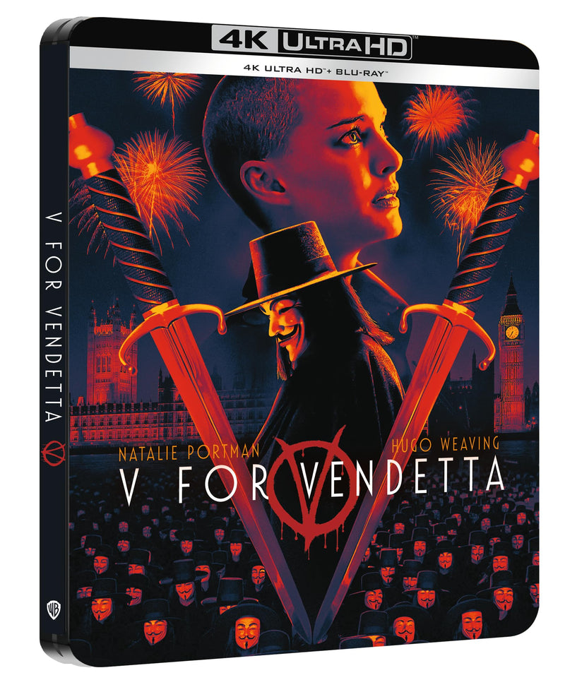V FOR VENDETTA Steelbook (4K Ultra HD + Blu-ray)