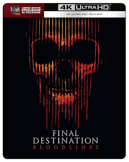FINAL DESTINATION BLOODLINES Steelbook 2 'Bus Shelter Skull' (4K Ultra HD + Blu-ray